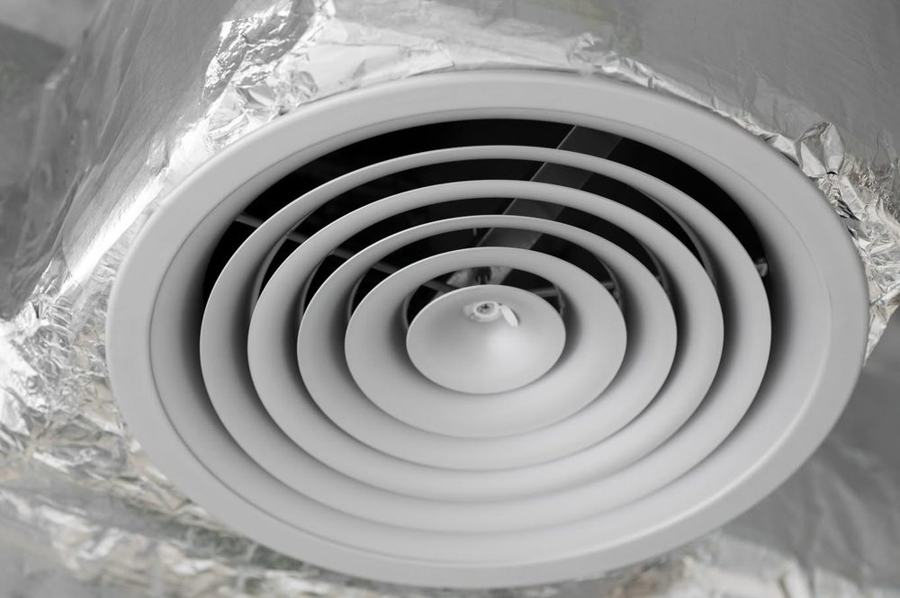 Clean air vent after a duct cleaning service