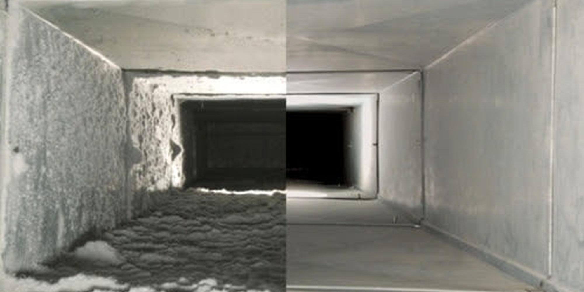 Clean air vent after a duct cleaning service